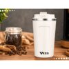 VEZO KUBEK TERMICZNY SMART LCD 500ML - biały
