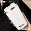 VEZO KUBEK TERMICZNY SMART LCD 500ML - biały