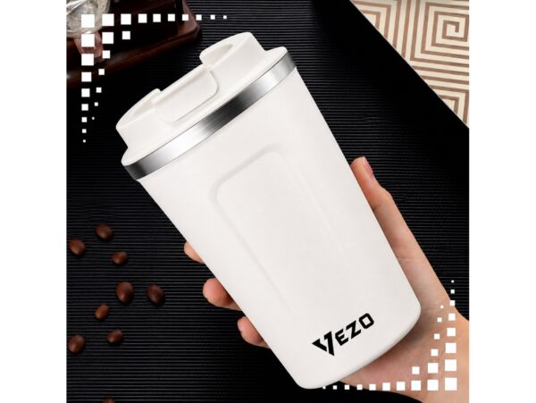 VEZO KUBEK TERMICZNY SMART LCD 500ML - biały