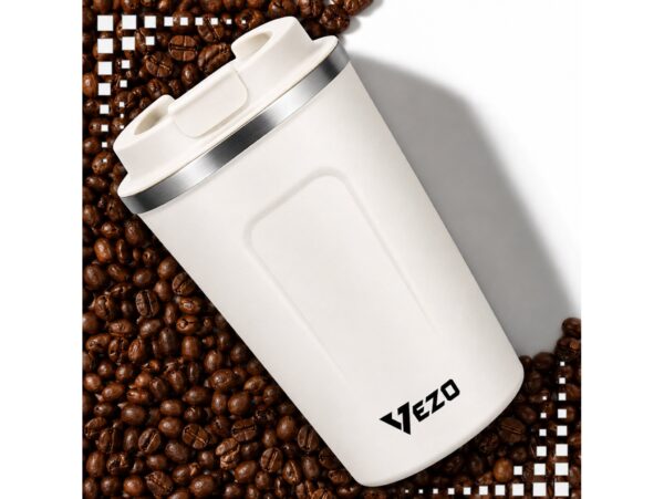 VEZO KUBEK TERMICZNY SMART LCD 500ML - biały