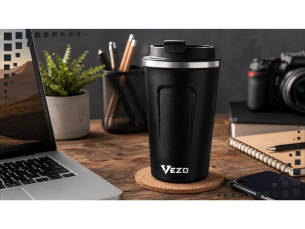 VEZO KUBEK TERMICZNY SMART LCD 500ML - czarny