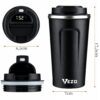 VEZO KUBEK TERMICZNY SMART LCD 500ML - czarny