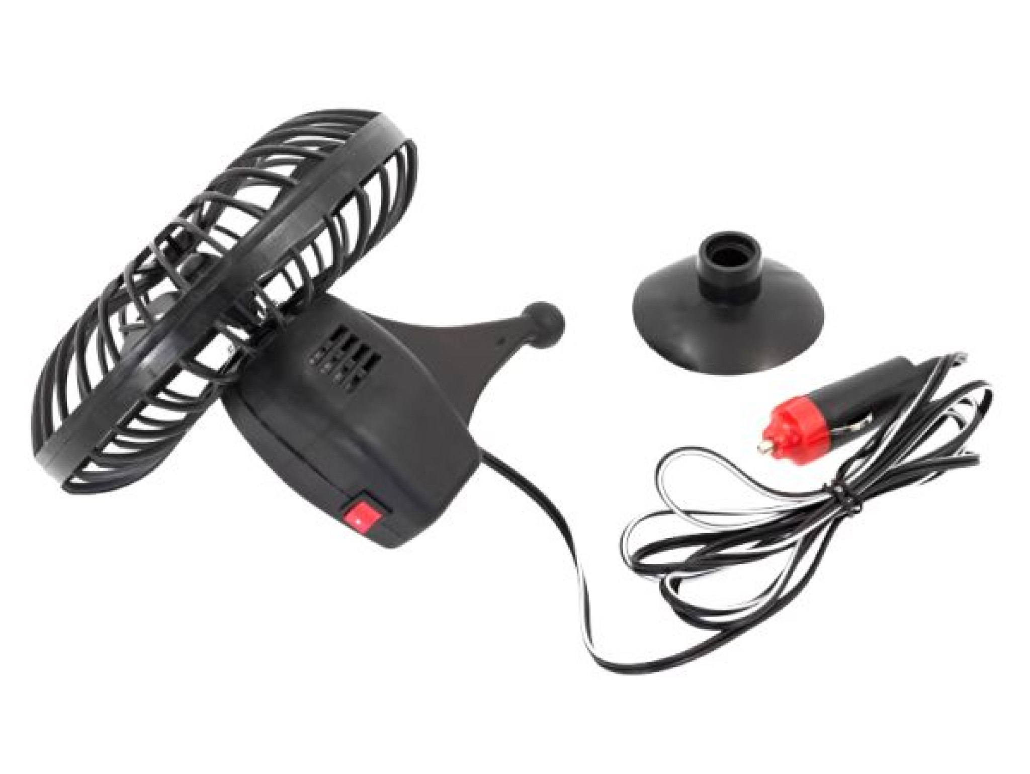 WENTYLATOR SAMOCHODOWY 12V WIATRAK POD ZAPALNICZKĘ