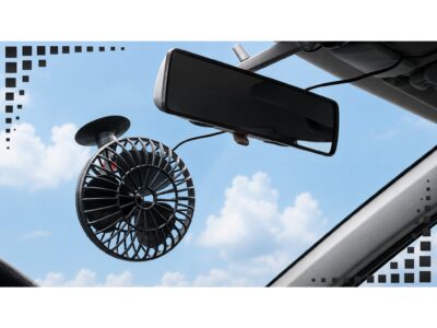 WENTYLATOR SAMOCHODOWY 12V WIATRAK POD ZAPALNICZKĘ